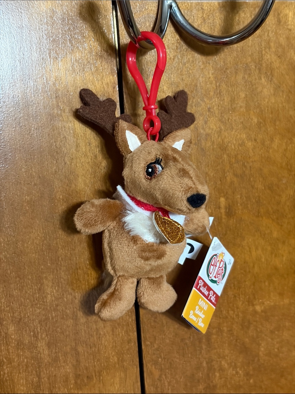 ELF PETS-Plushie Keychain Set - White, Red, Brown Dogs & Reindeer - Picture 2 of 13